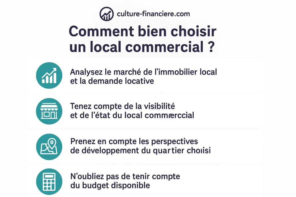 bien choisir un local commercial 